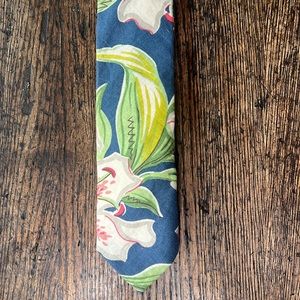 Floral Polo Ralph Lauren Tie 55% Linen 45% cotton